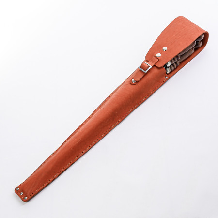 A set of skewers 670*12*3 mm in an orange leather case в Санкт-Петербурге