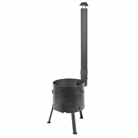 Stove with a diameter of 360 mm with a pipe for a cauldron of 12 liters в Санкт-Петербурге