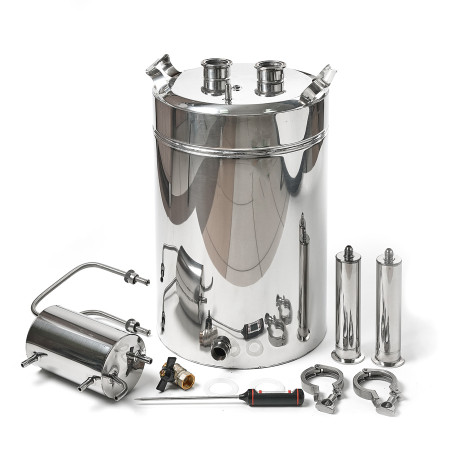 Cheap moonshine still kits "Gorilych" double distillation 20/35/t (with tap) CLAMP 1,5 inches в Санкт-Петербурге