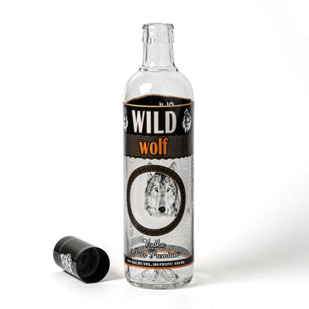Souvenir bottle "Wolf" 0.5 liter в Санкт-Петербурге