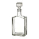 Бутылка (штоф) "Кристалл" стеклянная 0,5 литра с пробкой  в Санкт-Петербурге